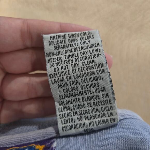 Vtg Disney Pooh embroidered sweatshirt sz M ringer - Picture 7 of 7